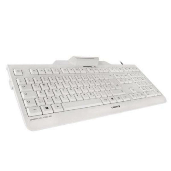 Tastatură cu Cititor Cherry JK-A0100ES-0 Alb