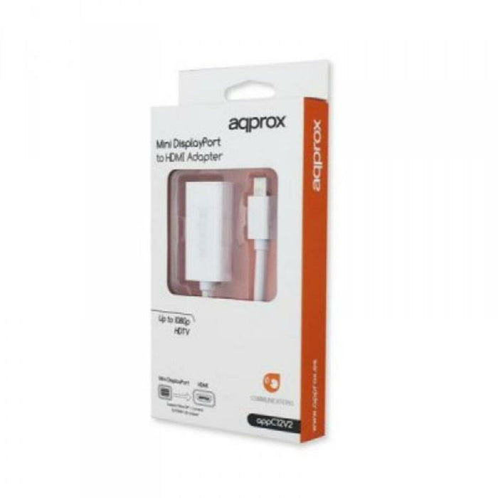 Adaptor Mini Display Port la HDMI approx! APPC12v2 Alb