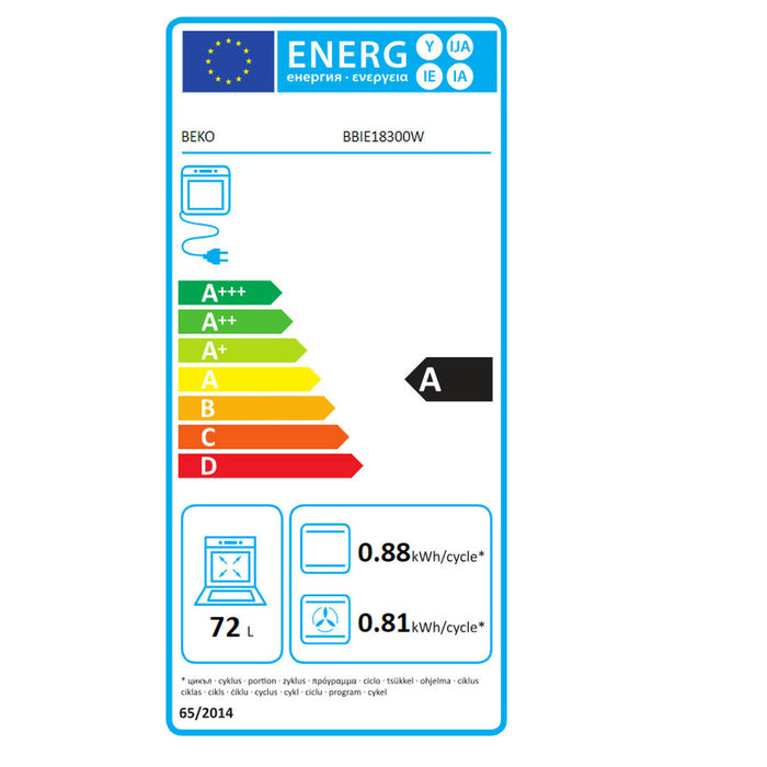 Cuptor BEKO TP-8690842427831 72 L 2400 W D 100 W