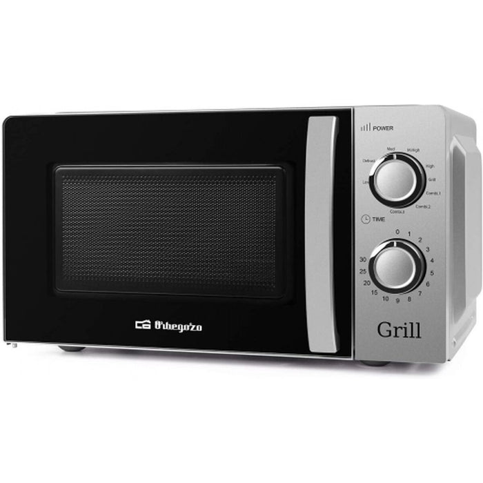 Cuptor cu microunde cu Grill Orbegozo MIG 2138 20 L Argintiu Negru 700 W