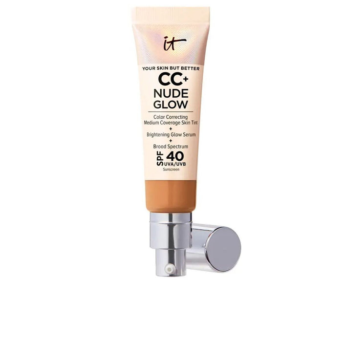 Bază de machiaj cremoasă It Cosmetics CC+ Nude Glow Tan Spf 40 32 ml
