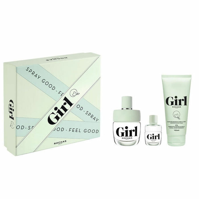 Set de Parfum Femei Rochas Girl 3 Piese