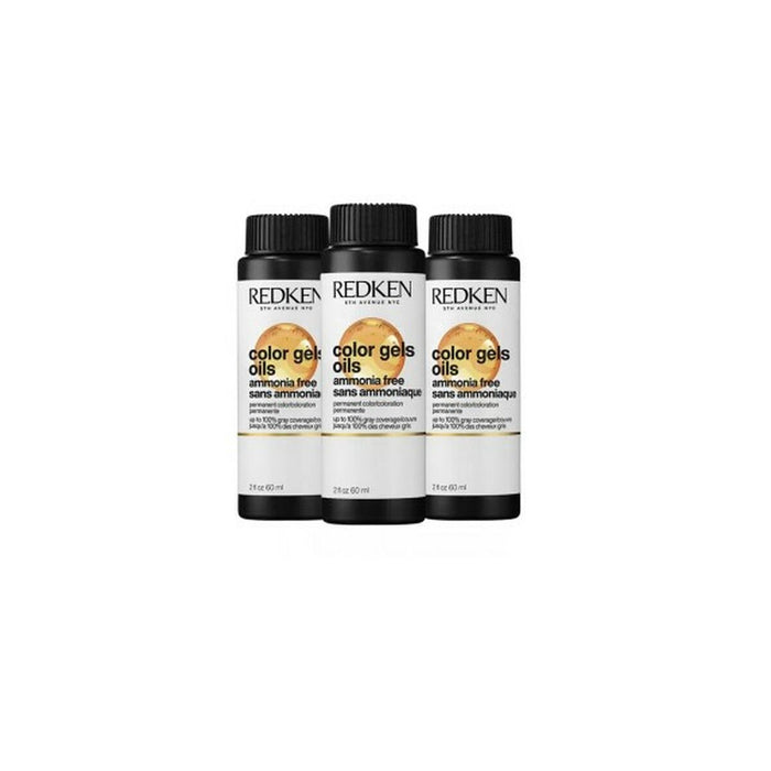 Vopsea Permanentă Redken Color Gel Oils 3 x 60 ml Nº 06NCh - 6.015 (3 Unități)