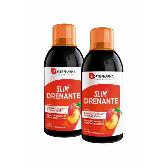Supliment Alimentar Forté Pharma Slim Drenante 500 ml Piersică 2 Unități