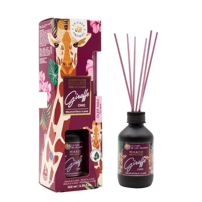 Bețișoare Parfumate La Casa de los Aromas Giraffe Chic Piersică Ylang Ylang (100 ml)