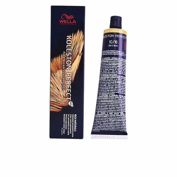 Vopsea Permanentă Wella Koleston Perfect Nº 10.16 (60 ml)