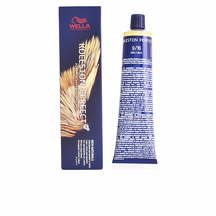 Vopsea Permanentă Wella Koleston Perfect Nº 9.16 (60 ml)
