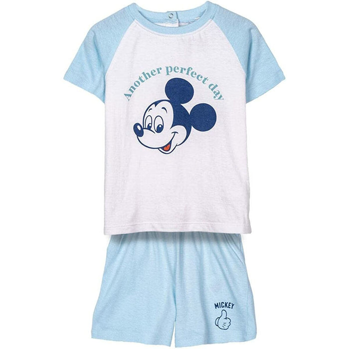 Pijama Infantil Mickey Mouse Albastru deschis