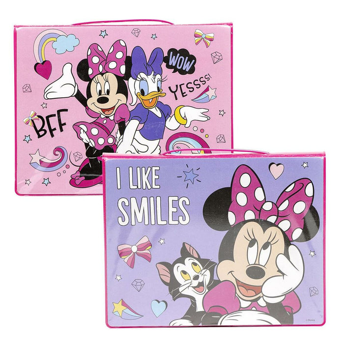 Set de Papetărie Minnie Mouse Servietă Roz