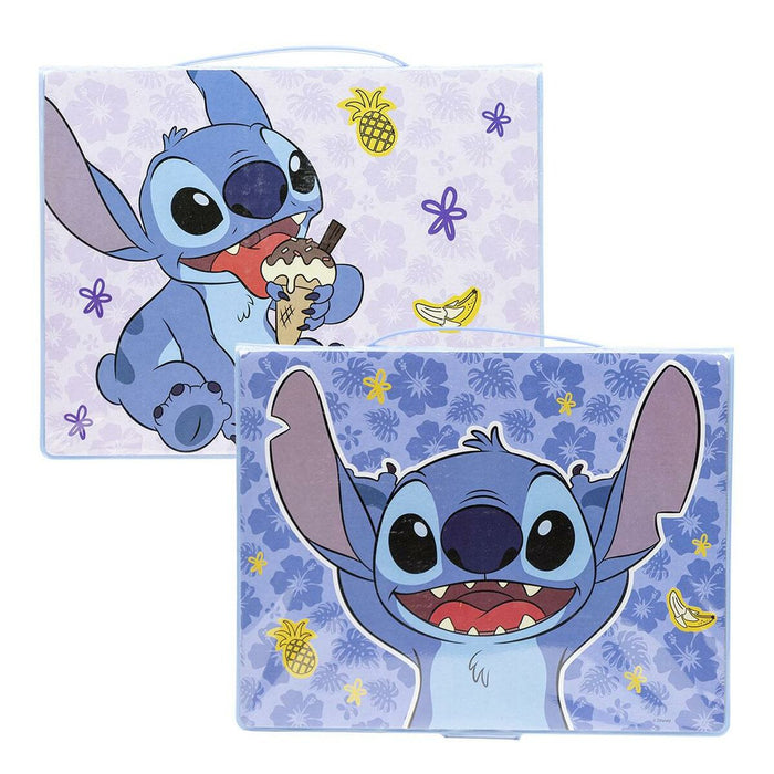 Set de Papetărie Stitch Servietă Albastru deschis