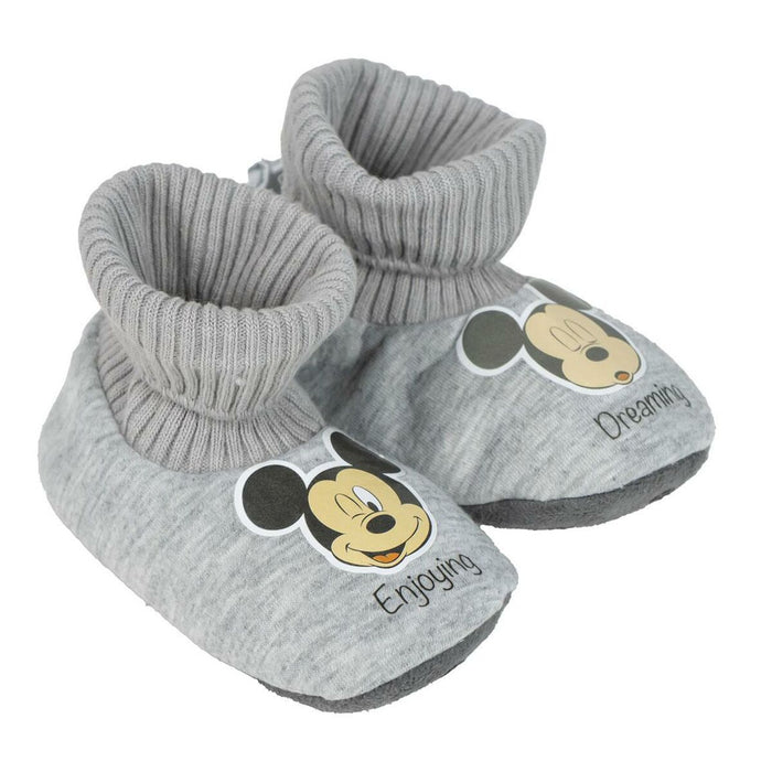 Papucii de Casă Mickey Mouse Gri deschis
