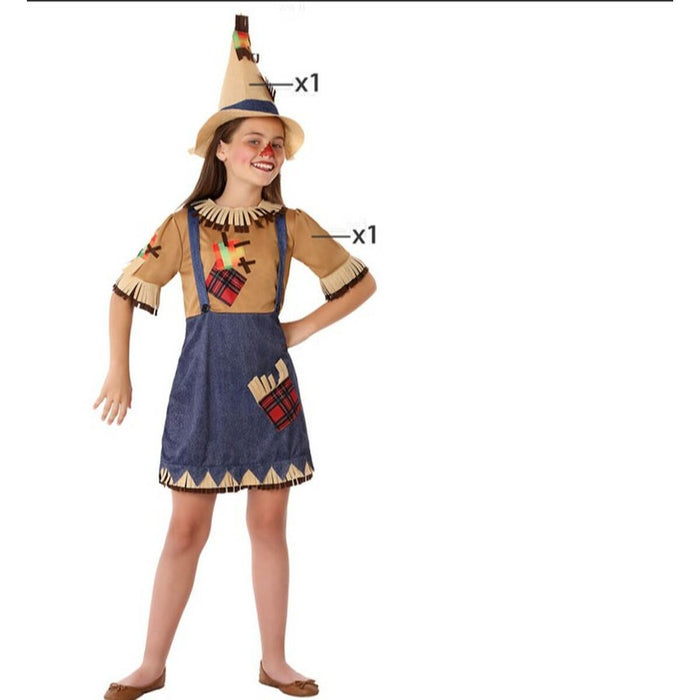Costum Deghizare pentru Copii Sperietoare Maro Fantezie