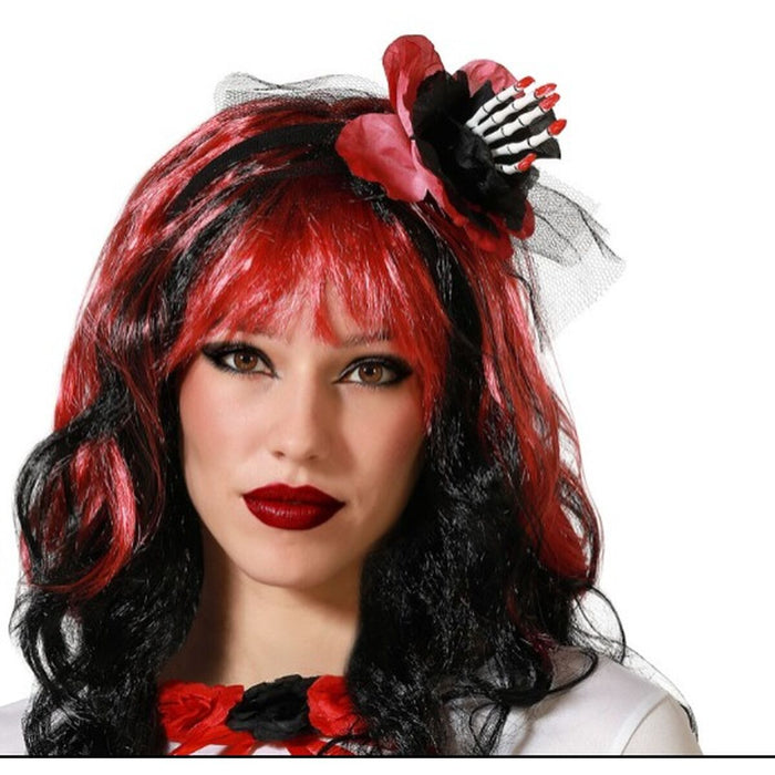 Diademă Roșu Intens Halloween