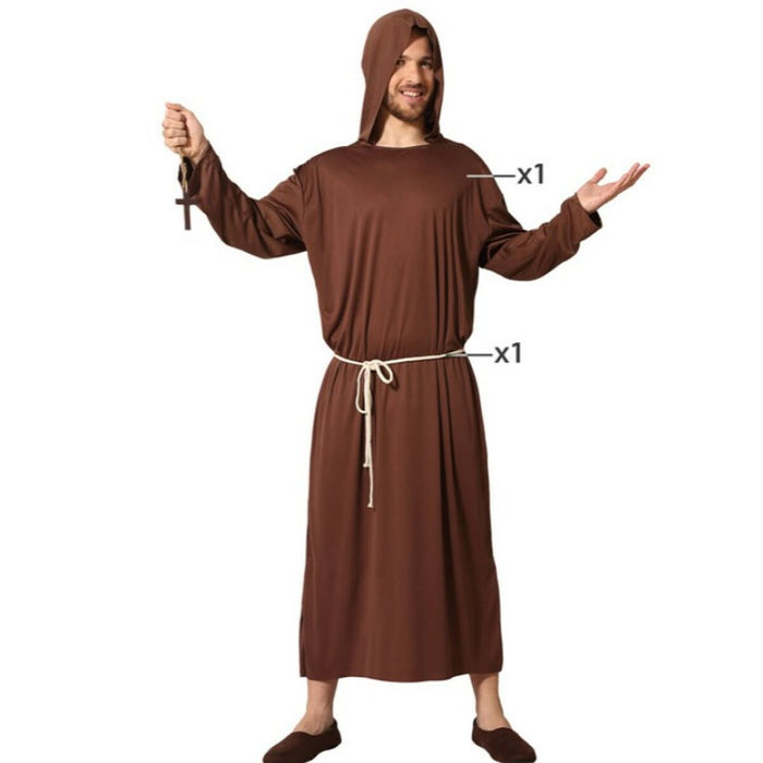 Costum Deghizare pentru Adulți Călugăr Multicolor