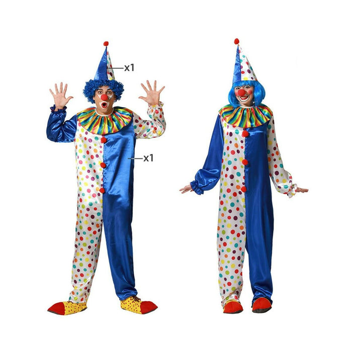 Costum Deghizare pentru Adulți Clovn Albastru