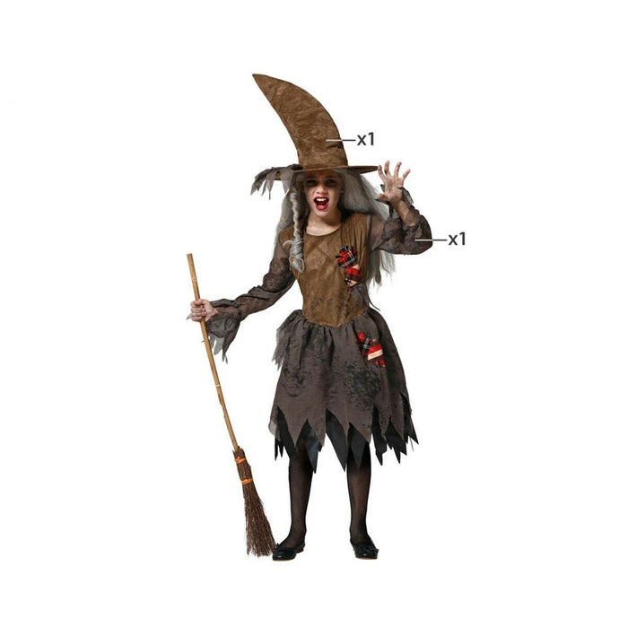 Costum Deghizare pentru Copii Vrăjitoare Verde
