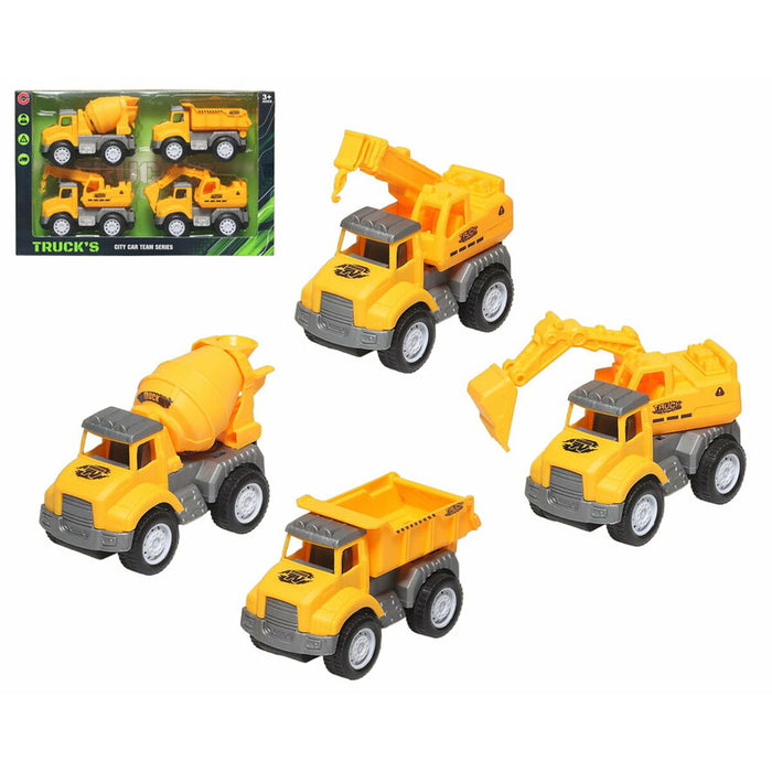 Set de Mini-camioane Galben