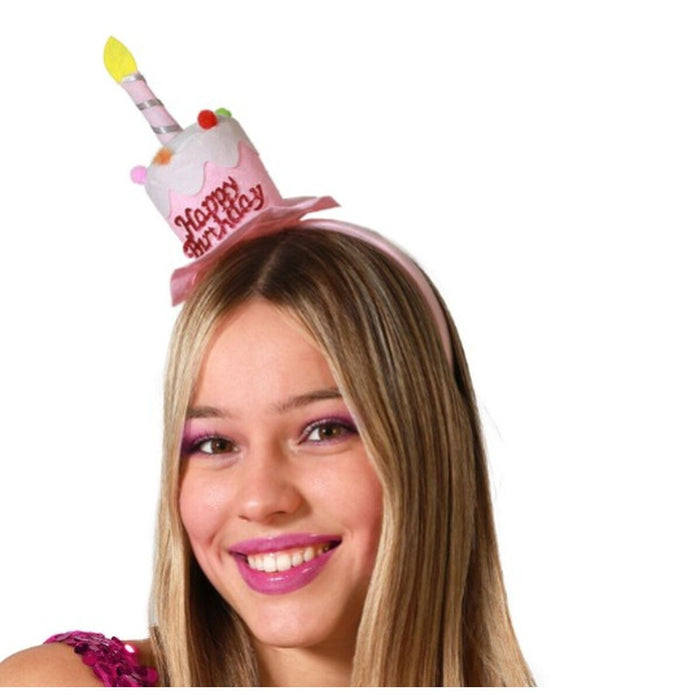 Diademă Aniversare Roz