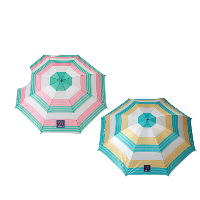 Umbrelă de plajă Ø 220 cm Cu dungi
