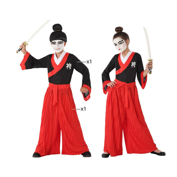 Costum Deghizare pentru Copii Japoneză Roșu