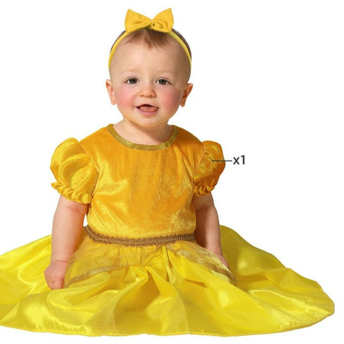 Costum Deghizare pentru Bebeluși Prințesă Auriu*