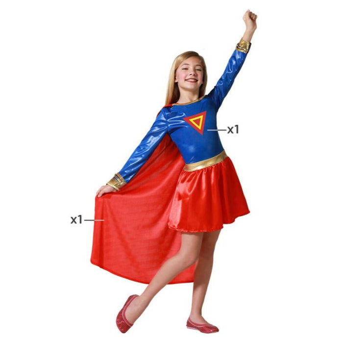 Costum Erou de Benzi Desenate Fată