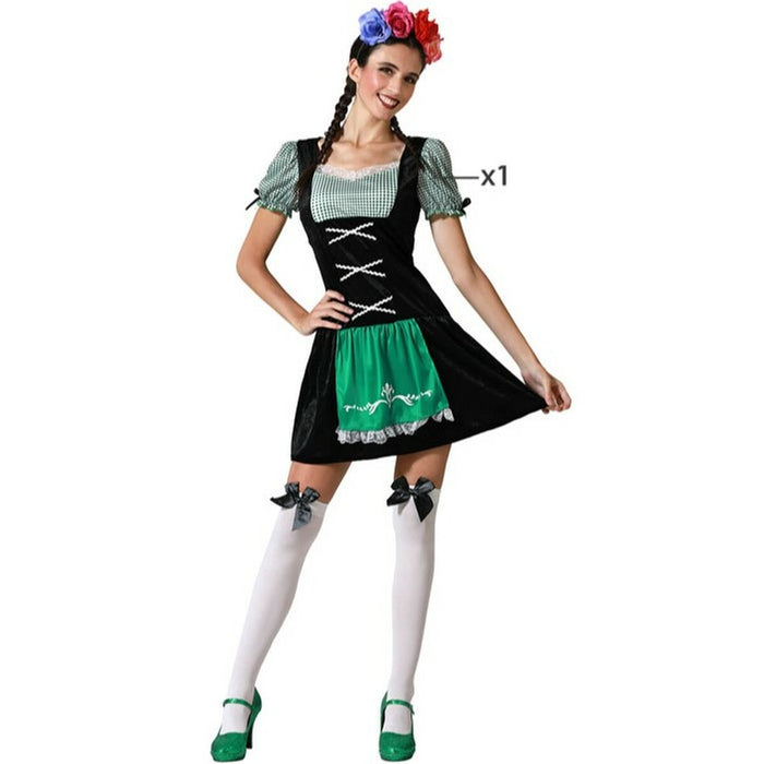 Costum Deghizare pentru Adulți Ospătăriță Germană Negru