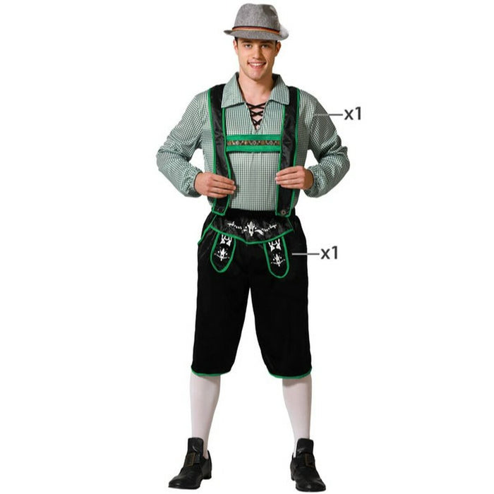 Costum Deghizare pentru Adulți Germană Negru