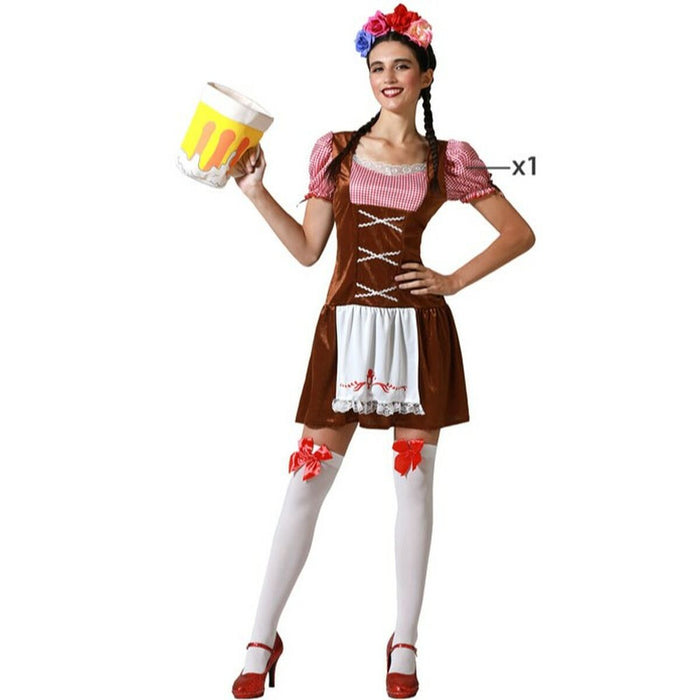 Costum Ospătăriță Germană Maro
