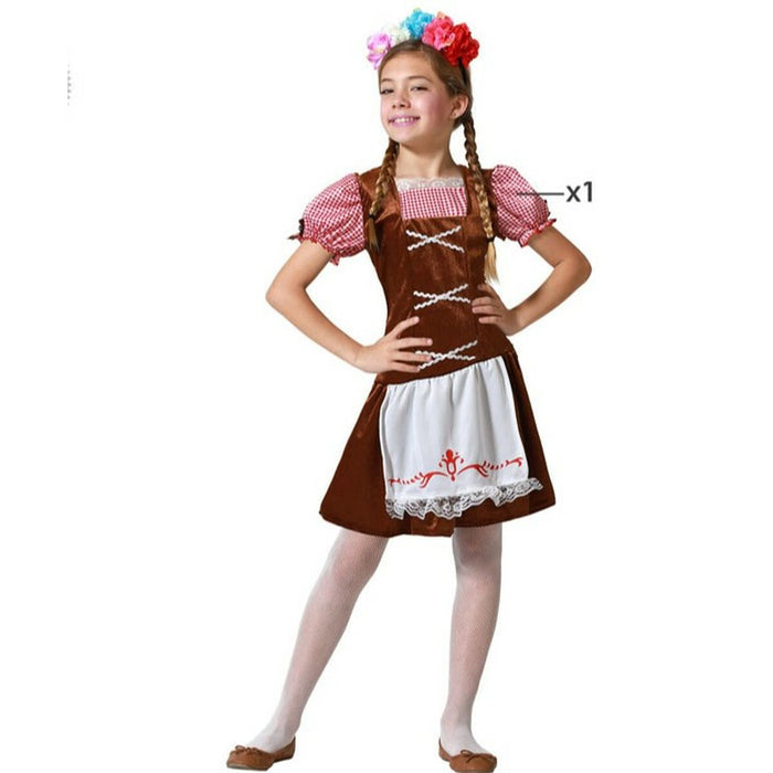 Costum pentru copii Ospătăriță Germană Maro