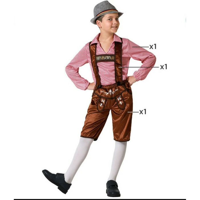 Costum pentru copii Germană Maro
