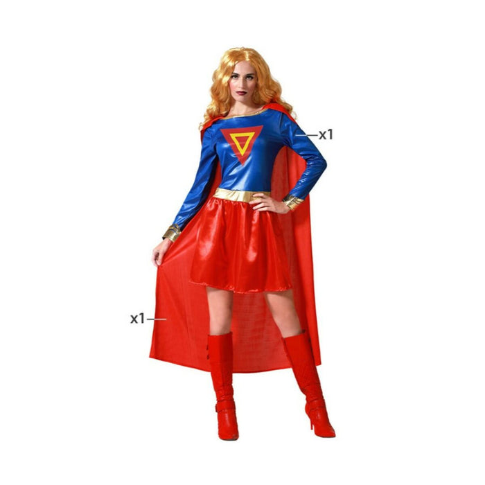 Costum Supererou Femeie Albastru