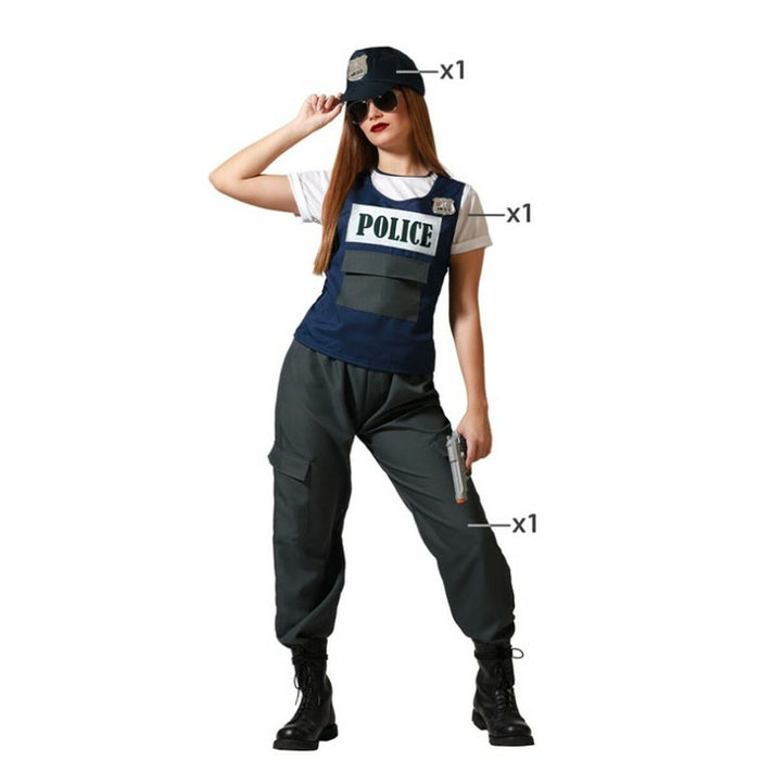 Costum Deghizare pentru Adulți Polițist Femeie