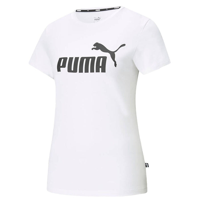 Tricou cu Mânecă Scurtă Femei Puma LOGO TEE 586774 02 Alb