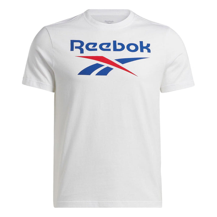 Tricou cu Mânecă Scurtă Bărbați IDENTITY SMAL Reebok 100071175 Alb