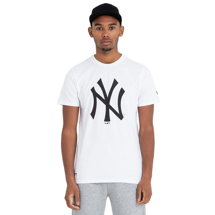 Tricou cu Mânecă Scurtă Bărbați New Era NOS MLB NEYYAN 60416755 Alb