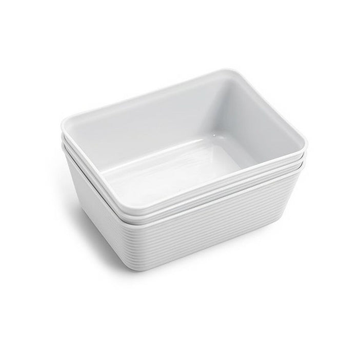 Set de Coșuri Dem Multi-utilizare 16,8 x 12,4 x 6,5 cm (3 Unități)