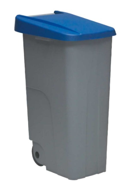 Găleată pentru gunoi, cu roți Denox 85 L 42 x 57 x 76 cm Albastru