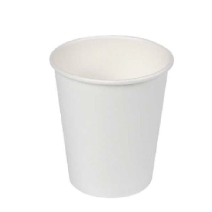 Set de pahare Algon Carton De unică folosință 200 ml Alb 100 Unități