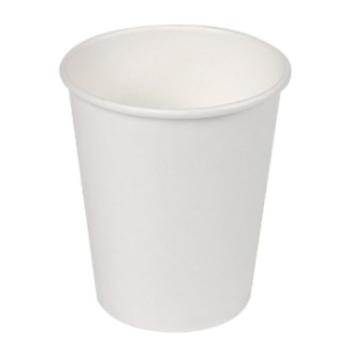 Set de pahare Algon Carton De unică folosință 250 ml Alb 50 Unități