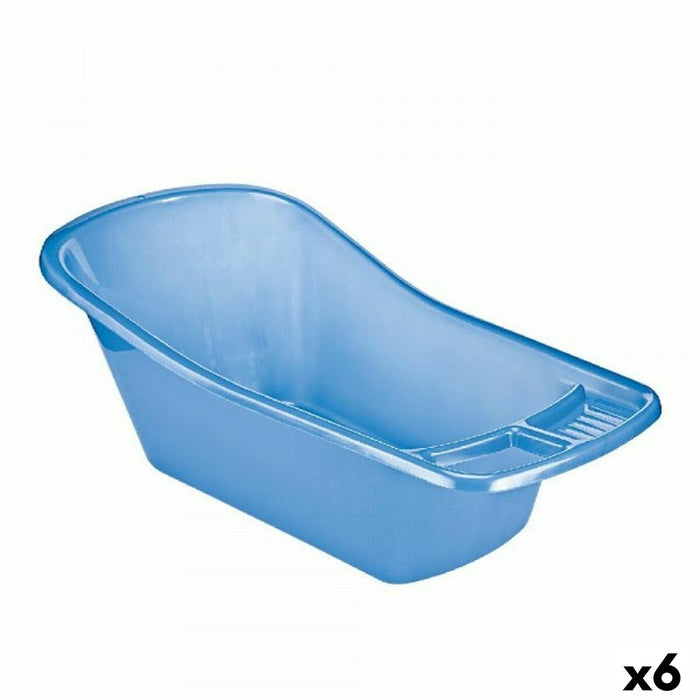 Cadă de baie Infantil 80 x 43 x 30 cm Albastru Alb (6 Unități)