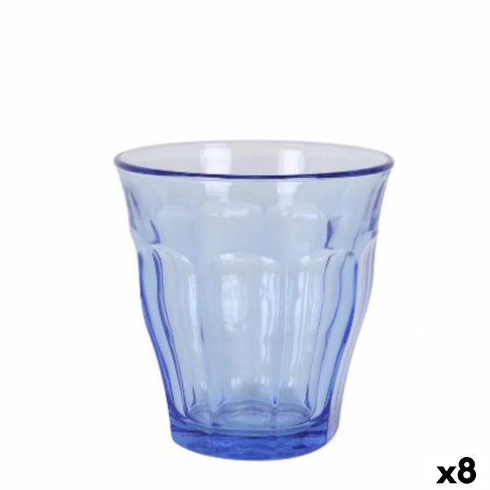 Set de pahare Duralex Picardie Albastru 6 Piese 220 ml (8 Unități)