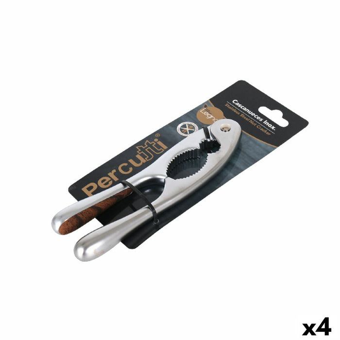 Spărgător de nuci Legno percutti Oțel inoxidabil 22 x 8 x 2 cm (4 Unități)