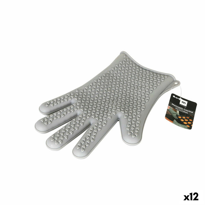 Mănușă cu un Deget pentru Cuptor La Mediterránea Silicon 27 x 17,5 cm (12 Unități)