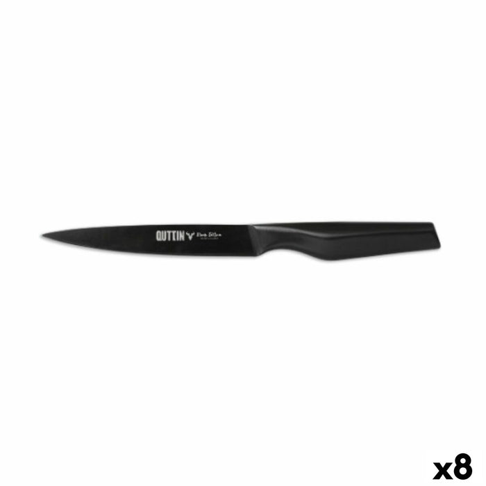 Cuțit pentru cojit Quttin Black Edition 13 cm 1,8 mm (8 Unități)