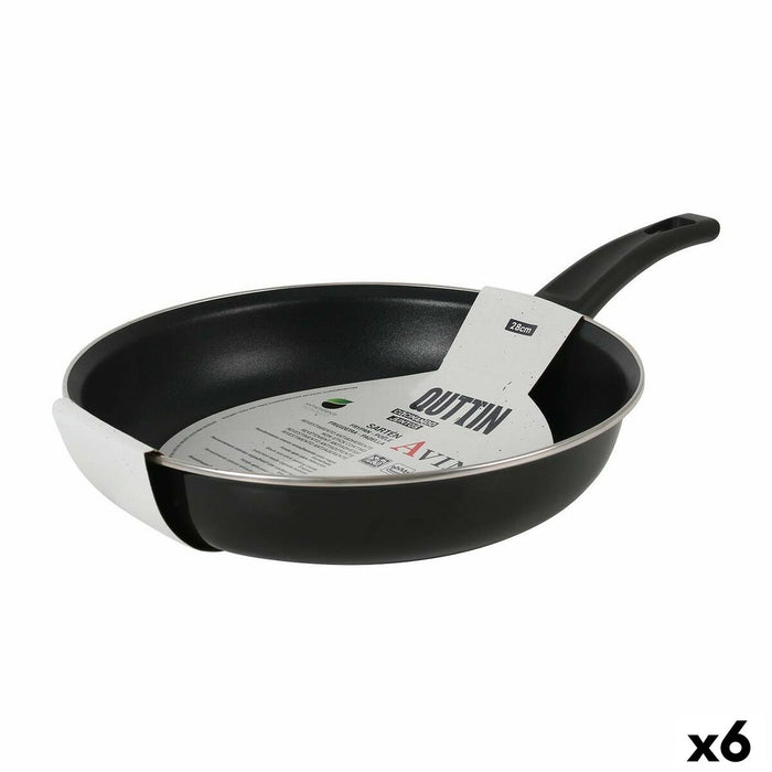 Tigaie Quttin Avin Oțel emailat Negru 46 X 28 X 5,5 CM (6 Unități)