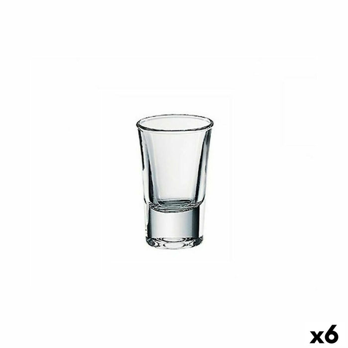 Pahar pentru shot0uri Borgonovo Junior 350 ml 4,5 x 4,5 x 7 cm (6 Unități)