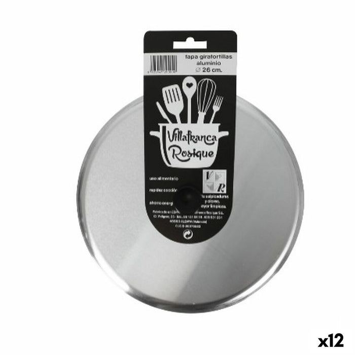 Capac pentru tigaie VR Argintiu Ø 27 cm Aluminiu (12 Unități)