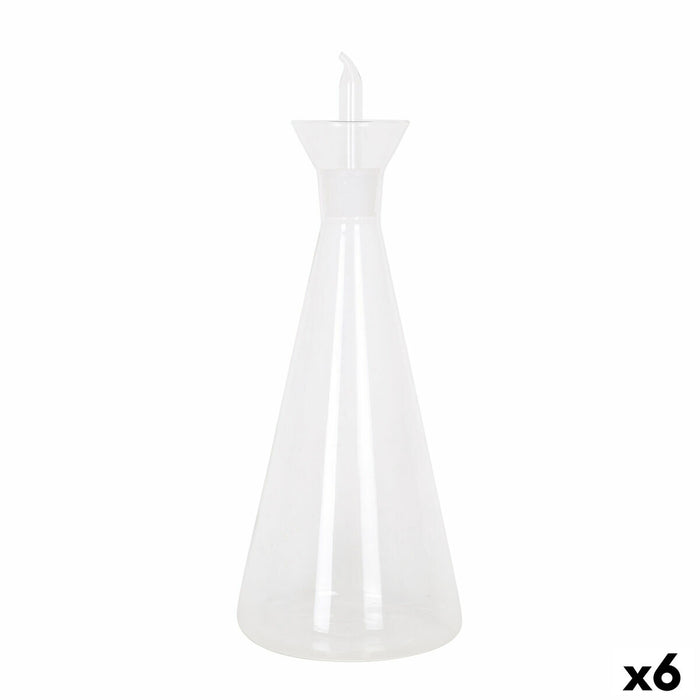 Dispenser pentru Ulei La Mediterránea 1 L Sticlă borosilicată (6 Unități)