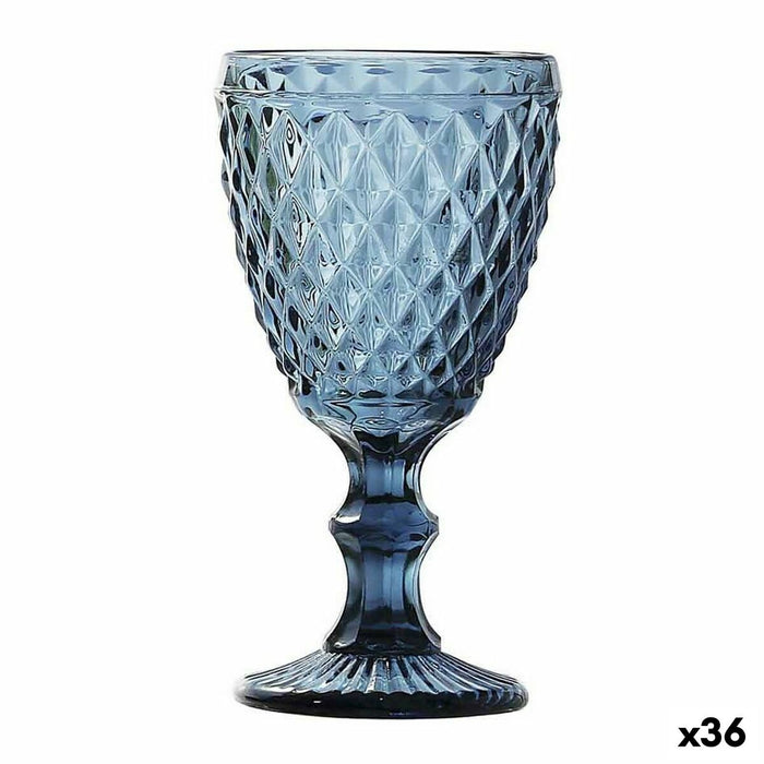 Pahar La Mediterránea Sidari 350 ml Albastru (36 Unități)